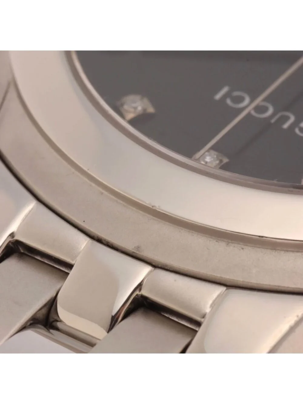 Gucci Watch Stainless Steel Black Dial Quartz